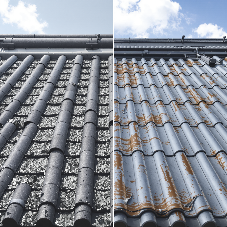 지붕자재 선택의 고민, 기와와 징크 비교해보기